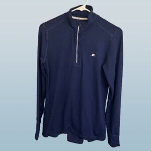 Starter Long Sleeve Blue Top Size S